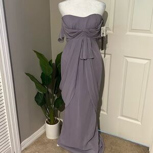White by Vera Wang orchid maxi dress size 0